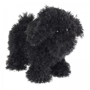 Apricot Lamb stand Teddy-black Stuffed Animal Soft Plush Toys