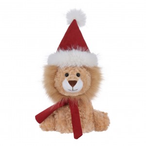 Кајсија Јагнешко Божиќно жолт кадифен лав Полнет животински меки кадифен играчки