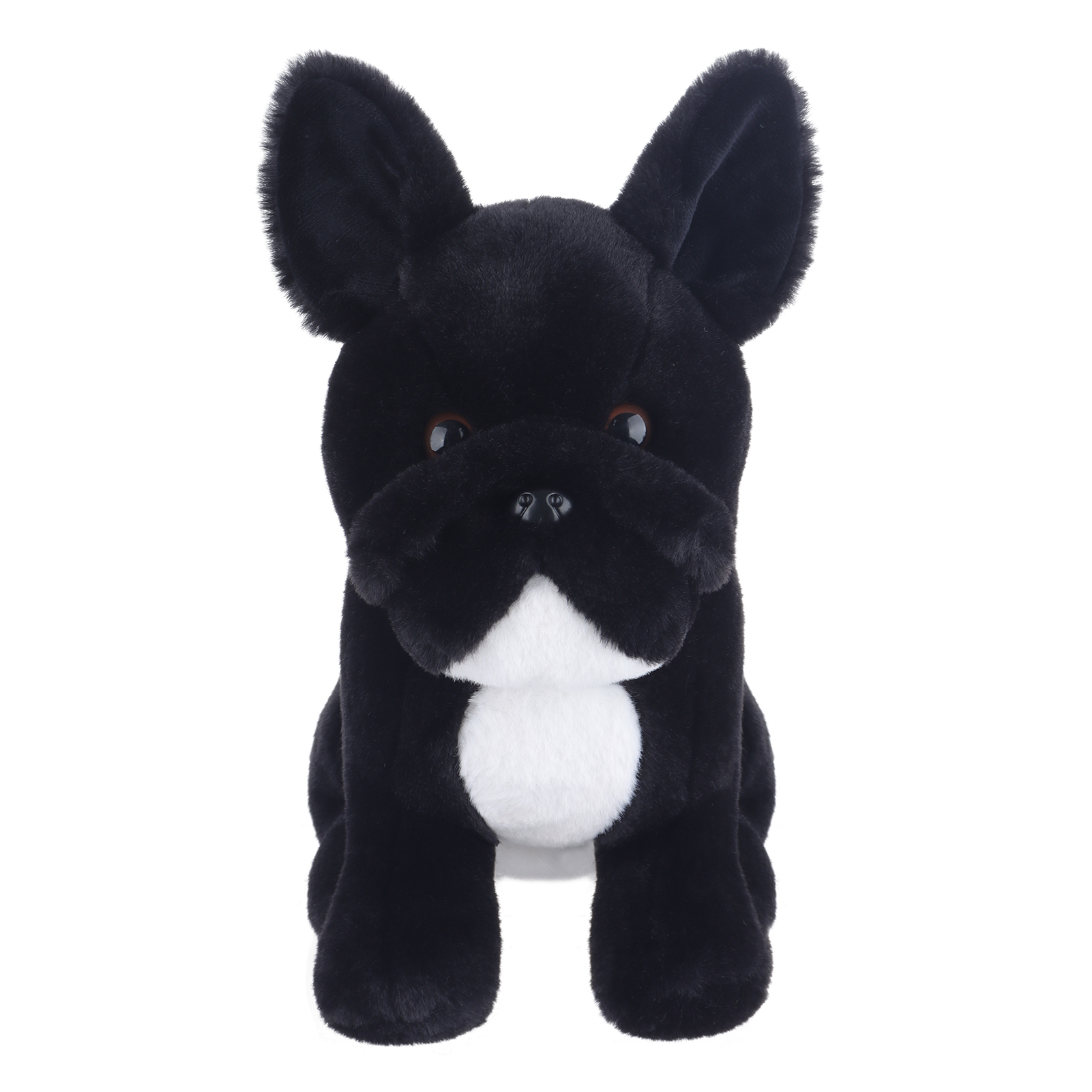 Caise Miel Bulldog francez-negru și alb Jucării de plus cu animale de pluș