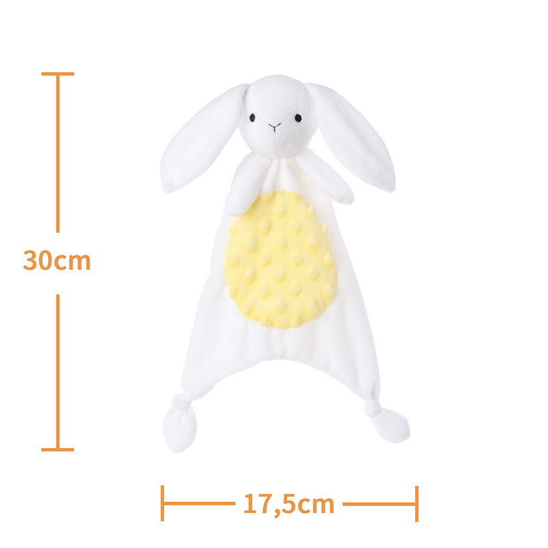 Apicot Lamb Plush Toy Bub-Bunny Security Blanket Baby Lovey Dolması