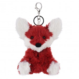 Βερίκοκο αρνί κλειδί-κόκκινη αλεπού Γεμιστά, Μαλακά Λούτρινα Παιχνίδια Ζώων