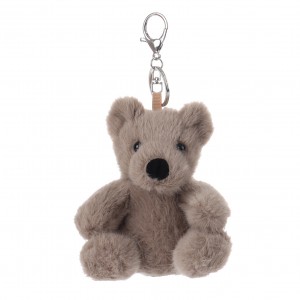 Privezak od janjetine od marelice - privjesak za ključeve od plišanog plišanog medvjeda