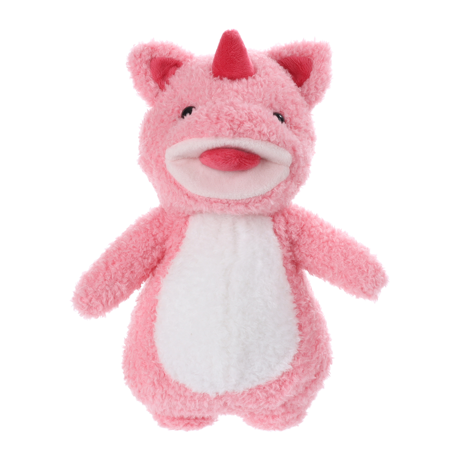 Apricot Lamb Standing Pink Dragon Stuffed Animal Soft Plussh Toys