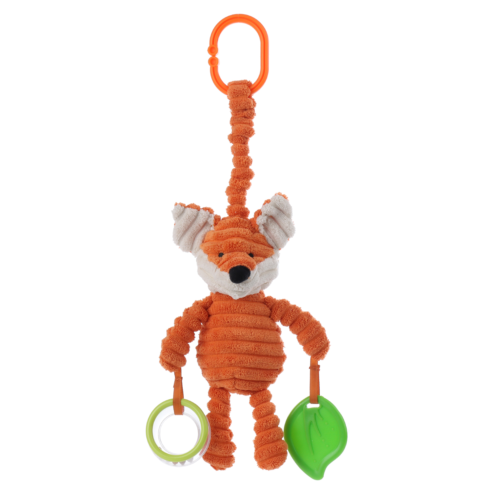 Apricot Lamb Teether-Fox լցոնված կենդանիների փափուկ պլյուշ խաղալիքներ