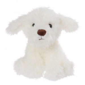 살구 어린 양 Vid 강아지 흰색 박제 동물 부드러운 플러시 장난감