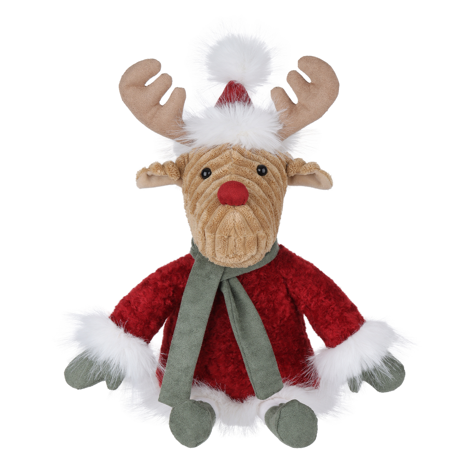 កូនចៀម Apricot រដូវរងា Christmas Elk Stuffed Animal Soft Plush Toys