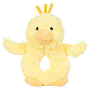 China wholesale Animalsoft Plush Toy Suppliers –  Apricot Lamb Duck Rattle – LERONG TOYS