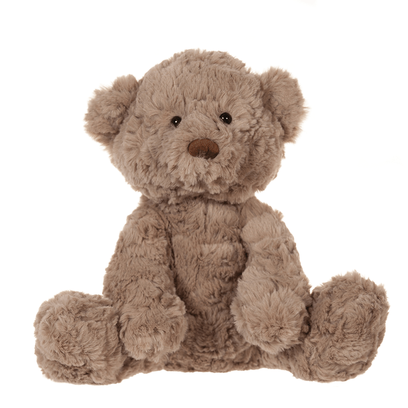 М’які плюшеві іграшки «Абрикосовий баранчик», сірий квітковий ведмідь