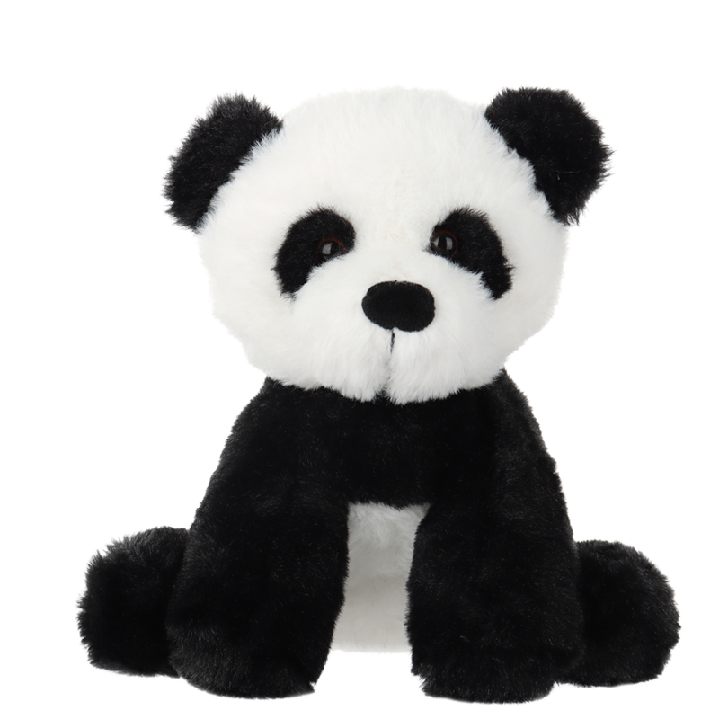 Меки кадифни играчки од јагнешко месо од кајсија со панда полнети животни
