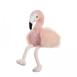 Aprikos Lamm Flamingo-rosa Gestoppt Déier Soft Plüsch Spillsaachen