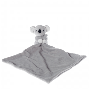 China wholesale Animal Comforter Blanket Comforter Toy Factory –  Apricot Lamb Gray Koala Security Blanket 	 			 			 – LERONG TOYS