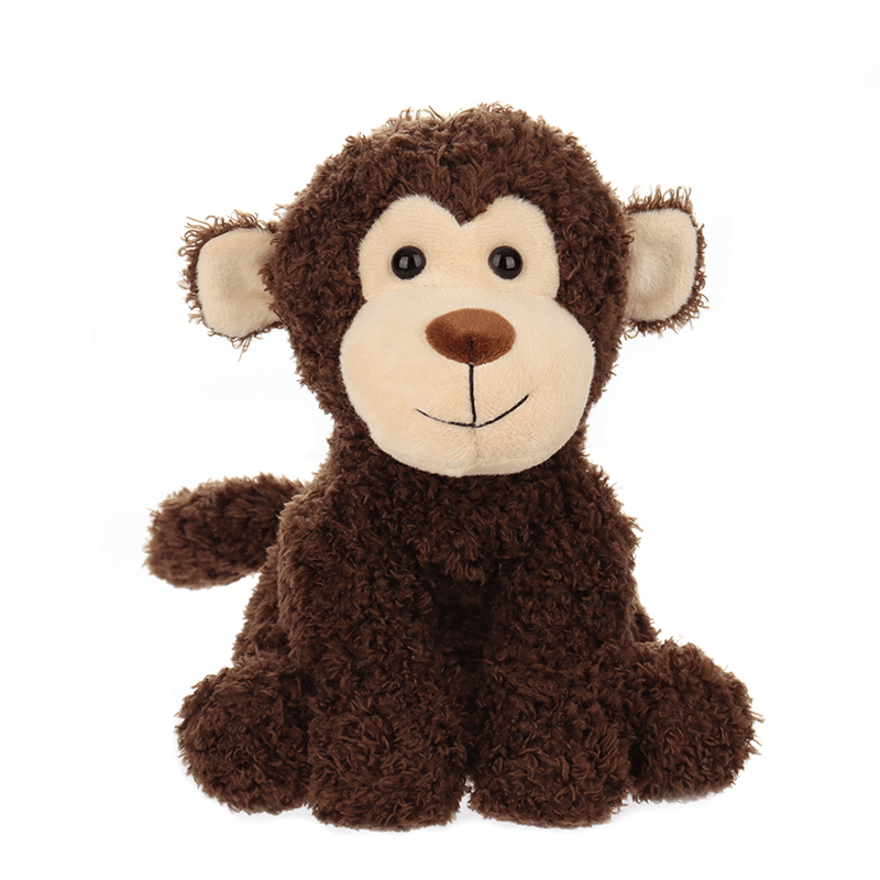 Ծիրանի գառան դեղձի կապիկ լցոնած կենդանիների փափուկ պլյուշ խաղալիքներ