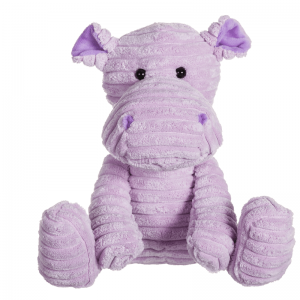 Apricot Lamb Corduroy Hippo Stuffed Animal Soft Plush ကစားစရာ