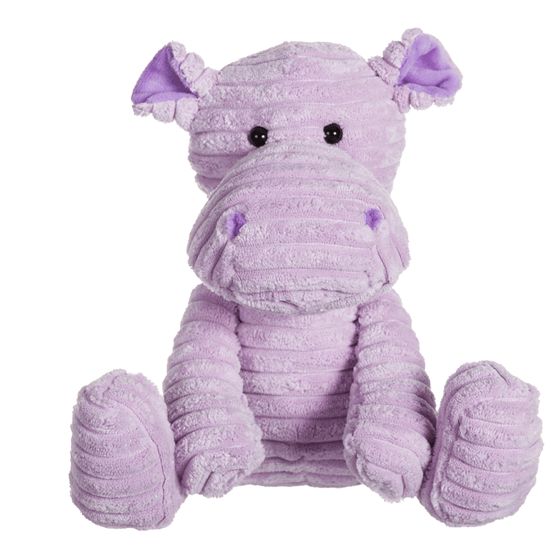 Apricot Lamb Corduroy Hippo Stuffed Animal Soft Plush Toys