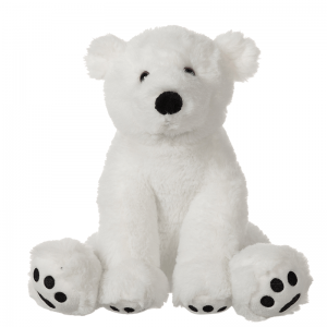 Boneka Beruang Kutub Putih Domba Aprikot Mainan Mewah Lembut