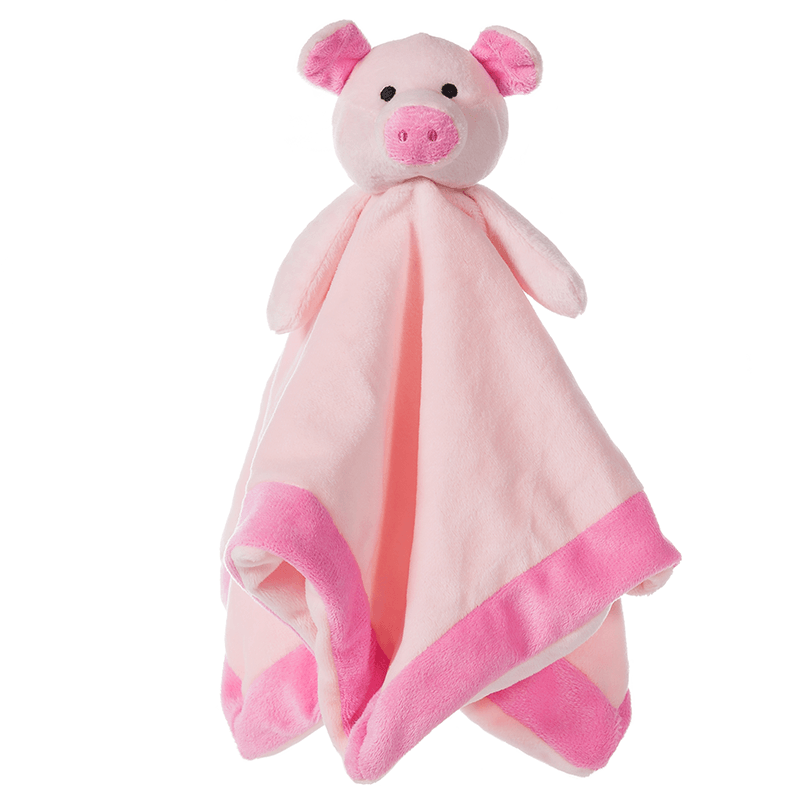 Apicot Lamb Plush Toy Pink Pig Security Blanket Baby Lovey Stuffed Animal