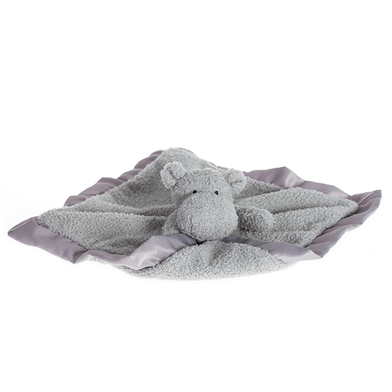 Apicot Lamb Plush Toy Hippo Security Blanket Baby Lovey Doldurma Animal