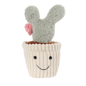 China wholesale Elephant Plush Toy Factory –  Apricot Lamb Soft Potted-Cactus Flower Plant Plush Toy – LERONG TOYS