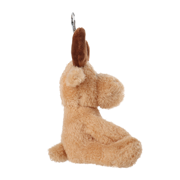 Apricot Lamb آلیشان Velvet Reindeer Stuffed Animal Keychain