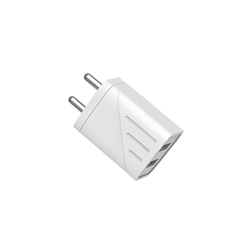 12w Fast Wall Charger & Power Adapter Dual Usb India Adatper 5v 2.4a Eu/Us Optional Mobile Phone Charge