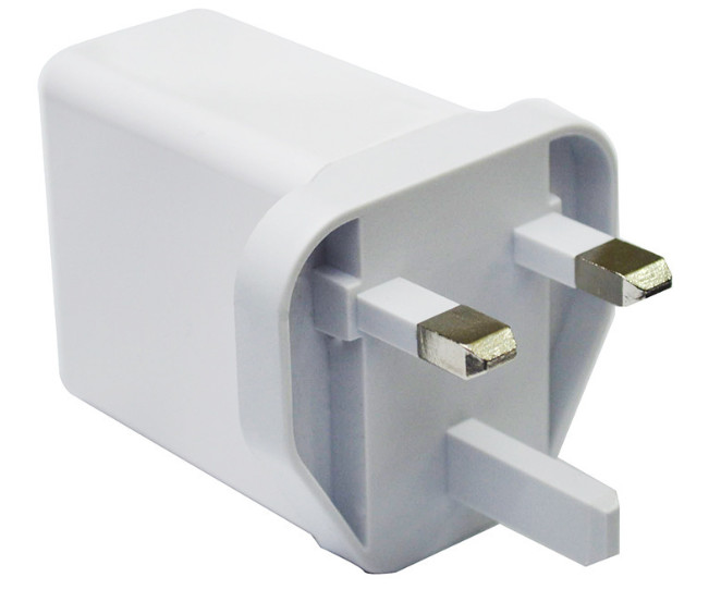 Cargador de pared rápido PD de 30 w de 2 puertos, enchufe tipo C, cargador USB multipuerto, cargador súper rápido, cargador de pared USB C de Apple