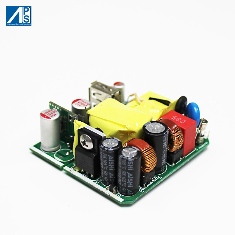 Prototípus USB kimeneti adapter PCB kártya PCB összeszerelés 48W AC DC tápegység modul