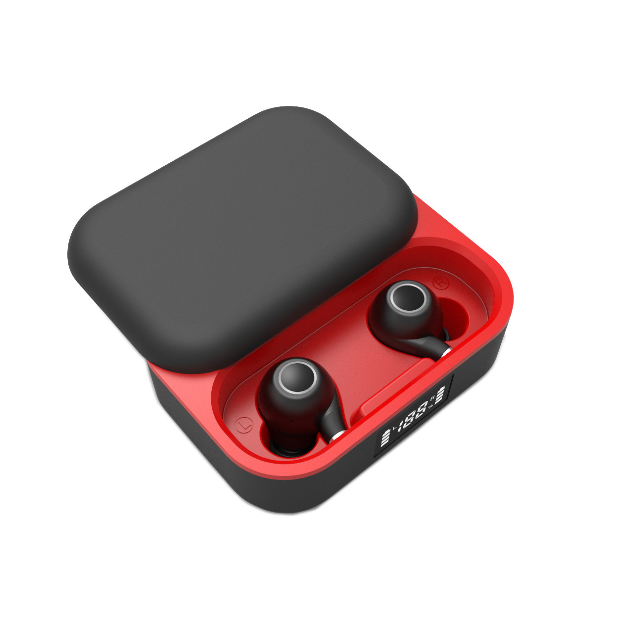 Hands Free Hifi bezdrôtové Bluetooth slúchadlá s 2600 mAh nabíjacím boxom Športová náhlavná súprava