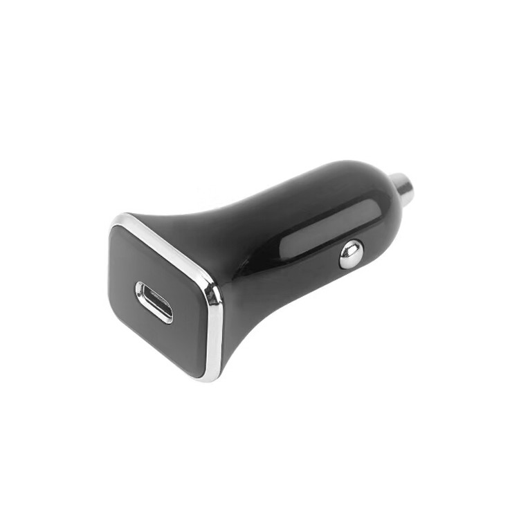 ŁADOWARKA SAMOCHODOWA TYPU C 18 W USB C Telefon komórkowy Adapter samochodowy Adapter Slim Rozmiar Kompaktowy