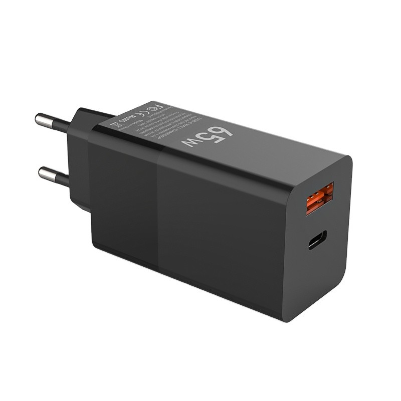 Laptop Power Adapter Fast Charging 3 Port 65W Type C PD 3.0 Wall Charger