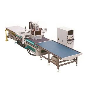 2021 desain baru Lini Produksi Furnitur Panel Mesin Makan Otomatis CNC