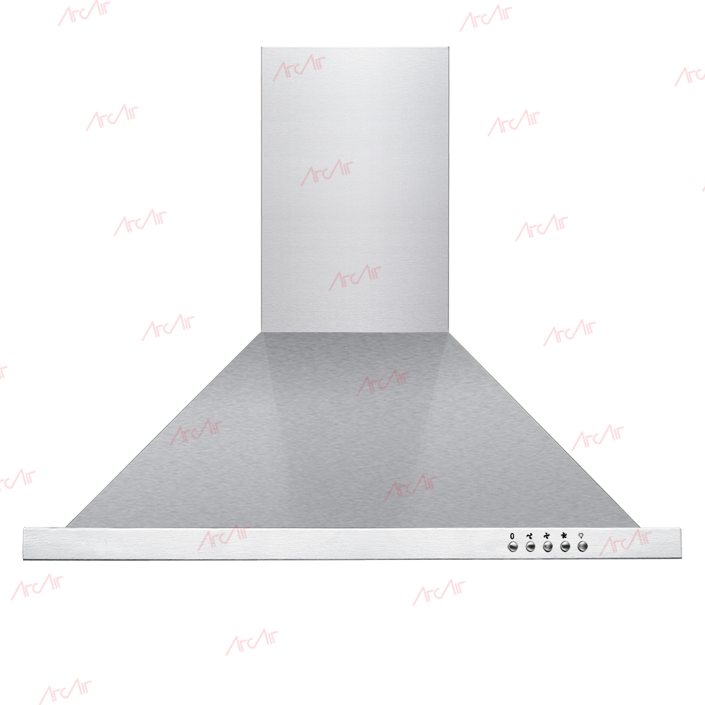 Wall Mount Cooker Hood with 3-speed Extraction 301 50/60/70/90cm