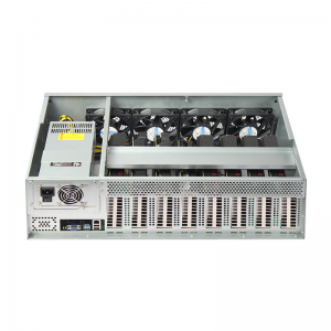 8GPU server kasus komputer host karo 65mm spasi 2400w psu Graphics card rig