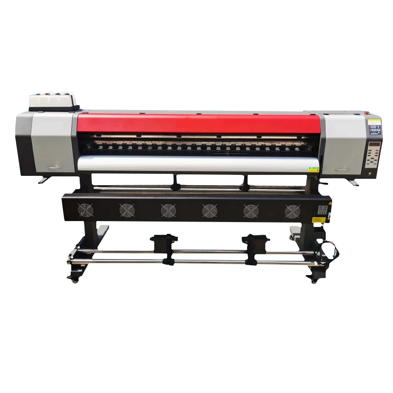Impresora solvente ecológica de 1,9 m, dos Epson i3200, AJ-1902iE Plus