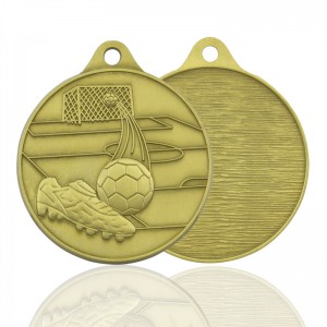 फैक्टरी निर्माण स्मारिका गोल्ड सिल्वर कॉपर धातु फुटबॉल वॉलीबॉल बास्केटबॉल कस्टम खेल पदक पदक