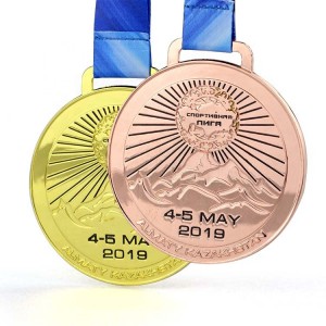 Medalla deportiva con fabricante de cintas en China Hollowout Simple Custom Dance University Medallas y trofeos académicos de baile