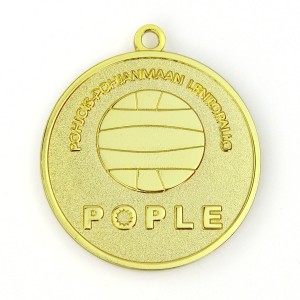 Хүүхдийн оюутнууд бүтээлч металл медаль захиалгат сагсан бөмбөгийн хөлбөмбөгийн хөл бөмбөгийн тоглоом Хотхоны спортын дурсгалын медаль