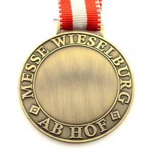 ArtiGifts OEM ODM Manufacturer Custom All Shape Sports Antique Gold Silver Copper Bronze Medals Engraving Sublimation Blank Medal