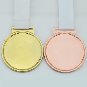 ผู้ผลิต Artigifts ของจีนส่งเสริมการขายเหรียญทองแดงที่ว่างเปล่าราคาถูกเหรียญรางวัลเหรียญโลหะ Custom Sports Blank Medals