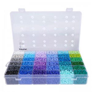 Kvaliteetne DIY käsitöömänguasi S-5mm 72 värvi Artkal Beads 2 kasti komplekt.