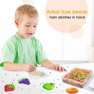အသစ်ရောက်ရှိလာသော အရည်အသွေးမြင့် DIY Craft Toy S-5mm 14 Colours 5000 Artkal Beads Boxes Set။
