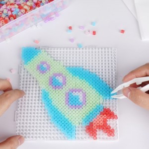 Artkal brilla en Color oscuro 5mm Hama Beads Hama Perler Beads Kits para niños Diy juguetes educativos