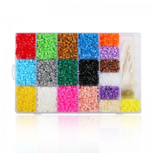 CS19 Perler Artkal मोती 5mm 19colors Hama Beads Artkal Fuse Box Set for Kids Educational Toys