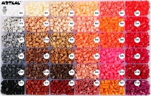 Арткал Велепродаја едукативних играчака дии пуззле игра пеглање хама перли сет пластичних 5мм 33.480 хама перлер перле 3 кутије сет