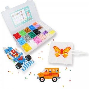 CS19 Perler Artkal perline 5mm 19 colori Hama Beads Artkal Set di scatole di fusibili per bambini Giocattoli educativi