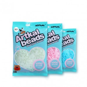 Plast Fusion Beads 5mm Artkal Beads 1000 Beads Förpackning per påse 206 färger Välj mellan