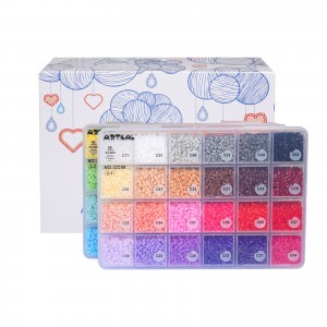 Artkal New Design 48colors 2.6mm 24000Hama Beads Perler Beads Handmade Diy Kids Toy Set Fuse Beads Craft Kit
