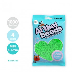 Artkal Confezione piccola borsa da 5 mm Perline Hama fai da te in plastica