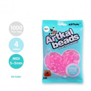 Plastic Fusion Beads 5mm Artkal Beads 1000 Beads mbukota kwa akpa 206 Agba họrọ site na