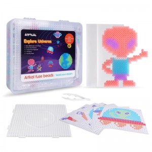 Artkal brilho na cor escura 5mm hama contas hama perler contas kits para crianças brinquedos educativos diy