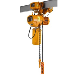 Manufacture in China 1Ton Running Type HHBB Electric Chain Hoist